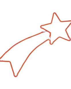 WeRChristmas Shooting Star Neon Rope Light Silhouette, 70 Cm^ Festive Star, Snowflake & Sign Lights