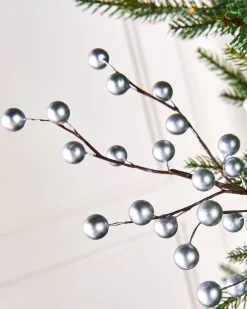 WeRChristmas Silver Berry Christmas Tree Spray, 45 Cm^ Flowers & Foliage|Flowers & Foliage