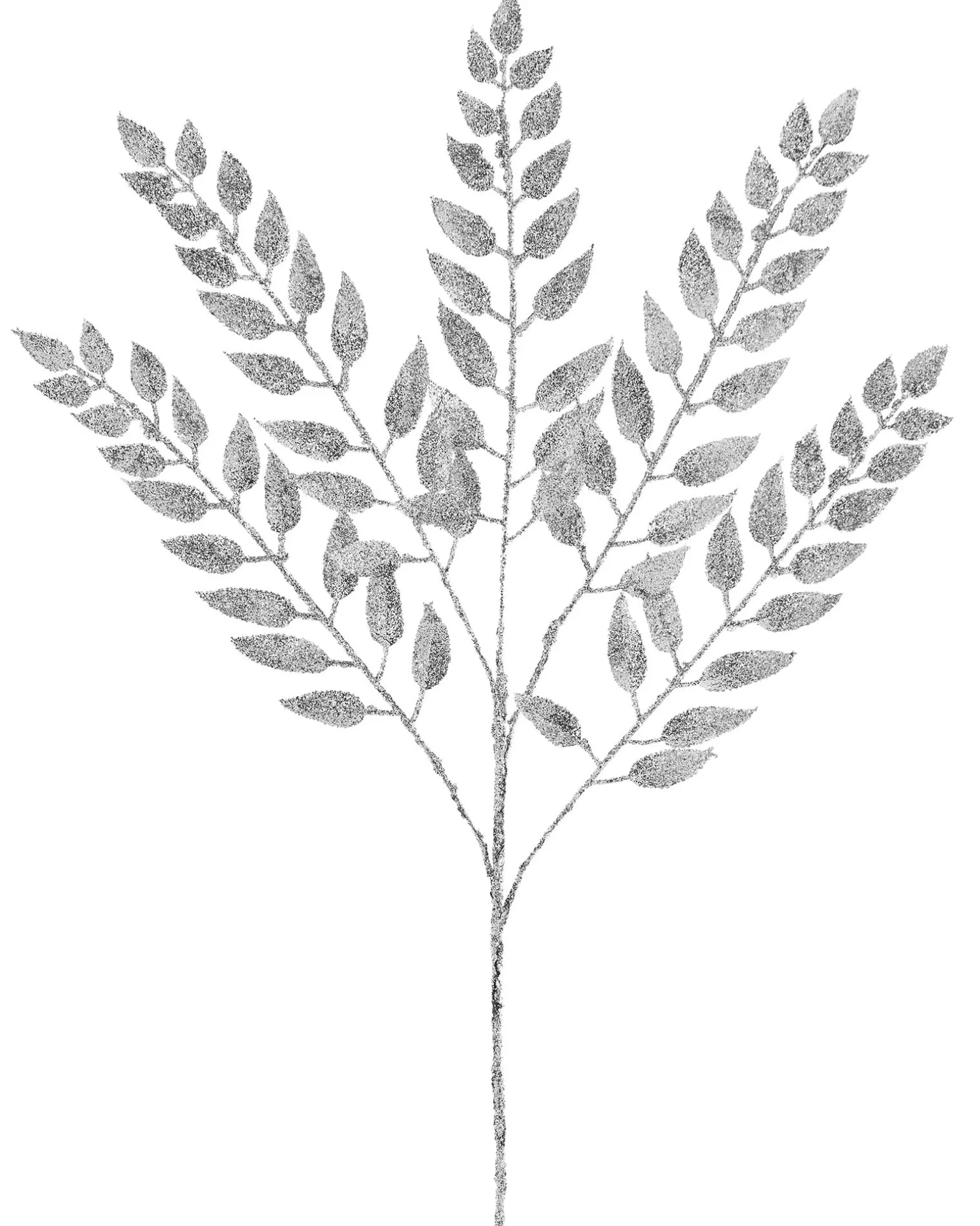 WeRChristmas Silver Leaf Christmas Tree Spray, 73 Cm^ Flowers & Foliage|Flowers & Foliage
