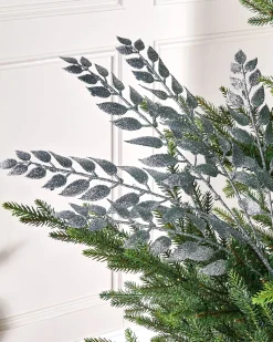 WeRChristmas Silver Leaf Christmas Tree Spray, 73 Cm^ Flowers & Foliage|Flowers & Foliage