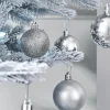 WeRChristmas Silver Shatterproof Bauble, 50 Pack^ Shatterproof Baubles