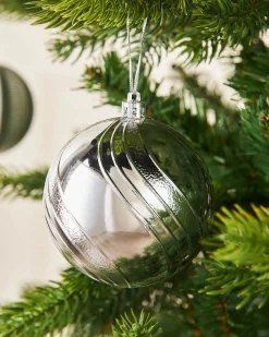 WeRChristmas Silver Shatterproof Baubles, 16 Pack, 8 Cm^ Shatterproof Baubles