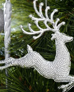 WeRChristmas Silver Shatterproof Baubles Set, 50 Pack^ Shatterproof Baubles