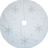 WeRChristmas Snowflake Christmas Tree Skirt, 122 Cm^ Skirts & Collars