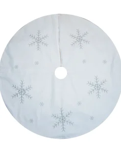 WeRChristmas Snowflake Christmas Tree Skirt, 122 Cm^ Skirts & Collars