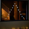 WeRChristmas Snowflake Curtain Net Light, White, 1.2 M^ Window Silhouettes|Curtain & Net Lights