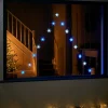 WeRChristmas Snowflake Curtain Net Light, Blue/White, 1.2 M^ Window Silhouettes|Curtain & Net Lights