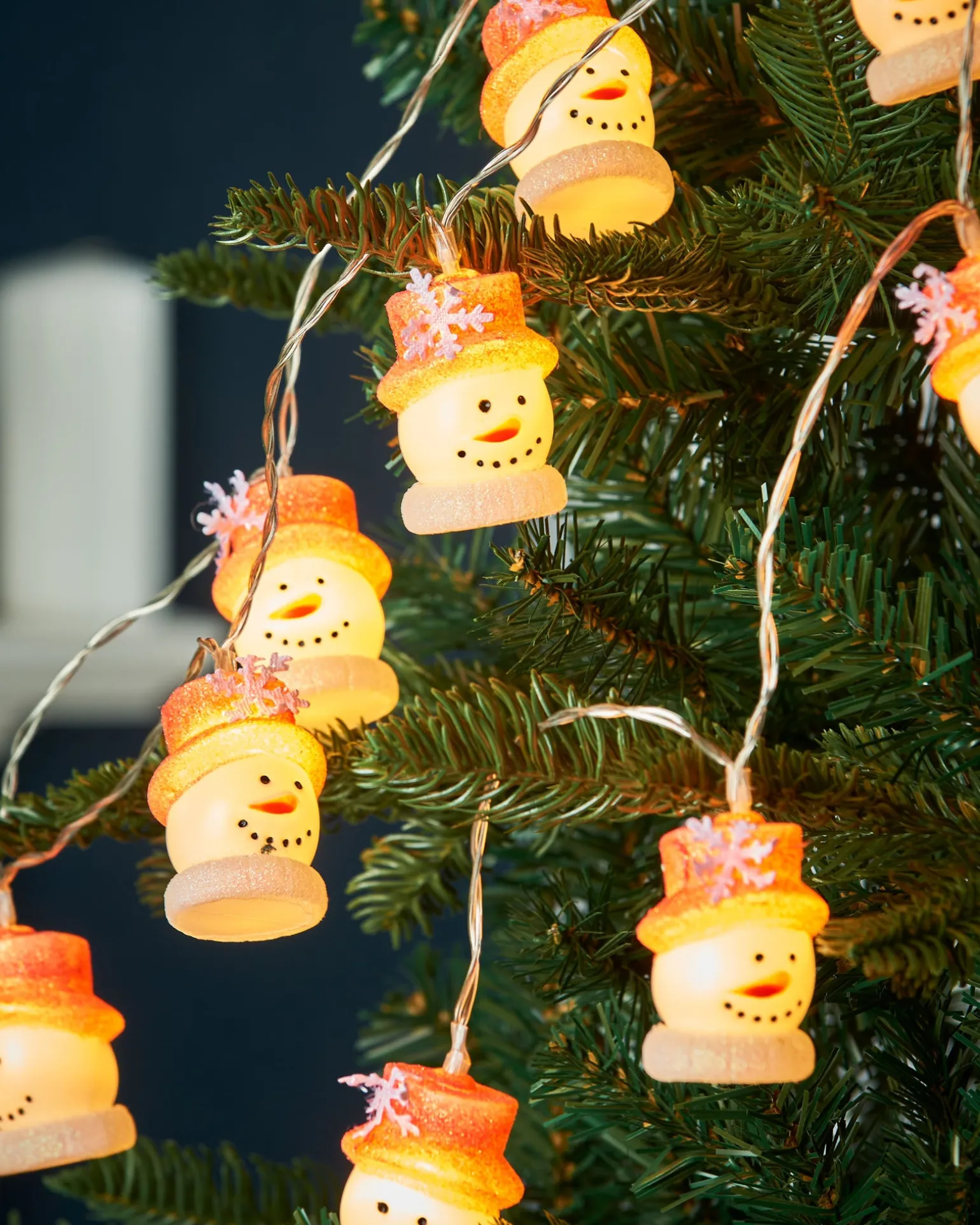 WeRChristmas Snowman LED Light String, 1.8 M^ Fairy Lights