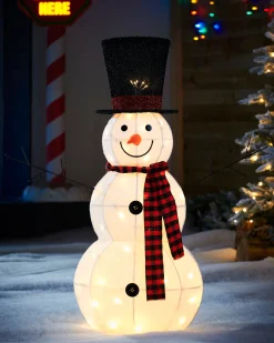 WeRChristmas Snowman Silhouette, 95 Cm^ Christmas Characters