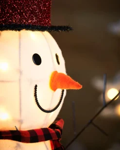 WeRChristmas Snowman Silhouette, 95 Cm^ Christmas Characters
