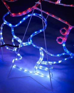 WeRChristmas Snowman With Fire Rope Light^ Christmas Characters