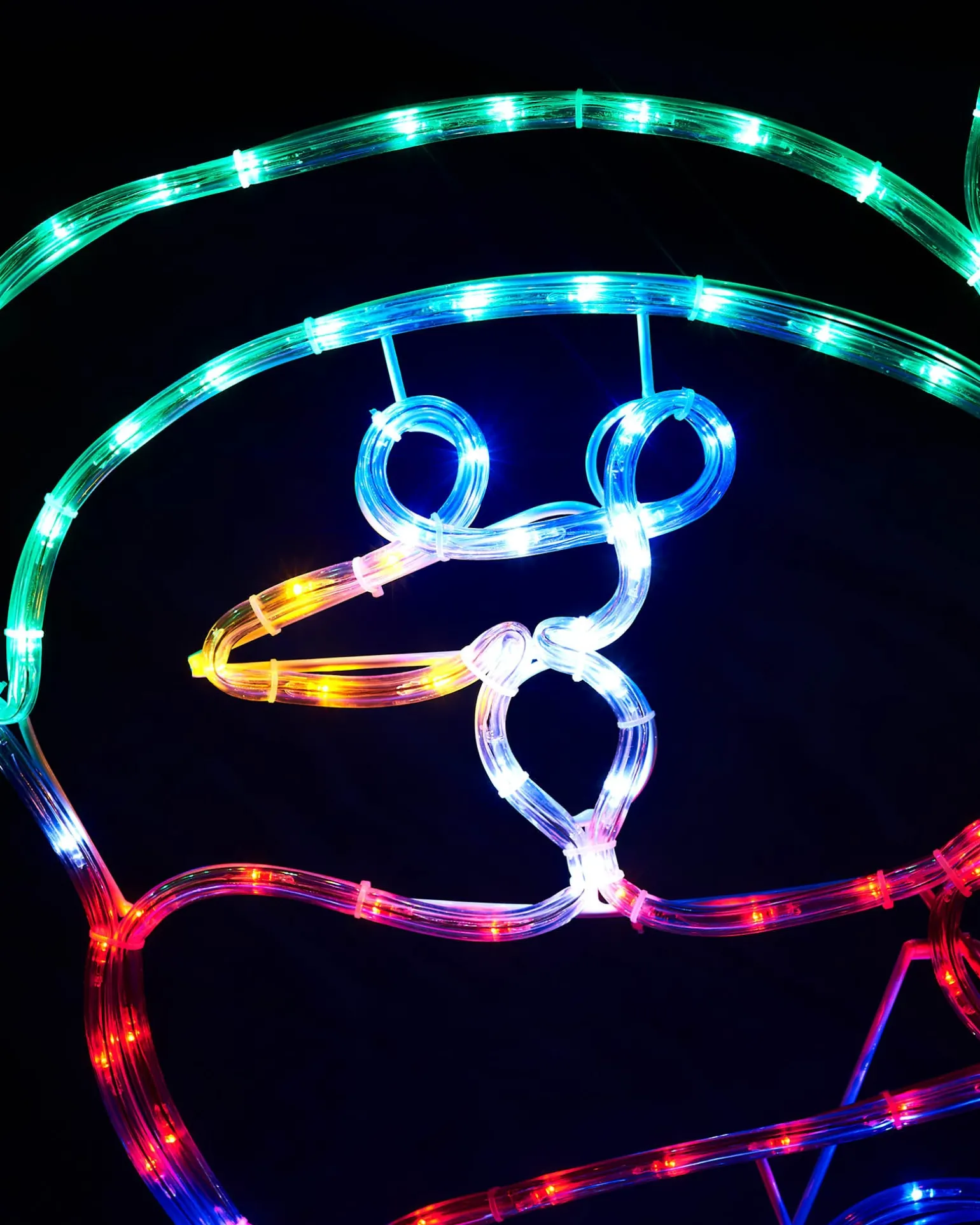 WeRChristmas Snowman With Fire Rope Light^ Christmas Characters