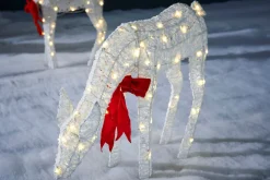 WeRChristmas Stag & Deer Reindeer Silhouette, 90 Cm^ Outdoor Lighted Reindeer