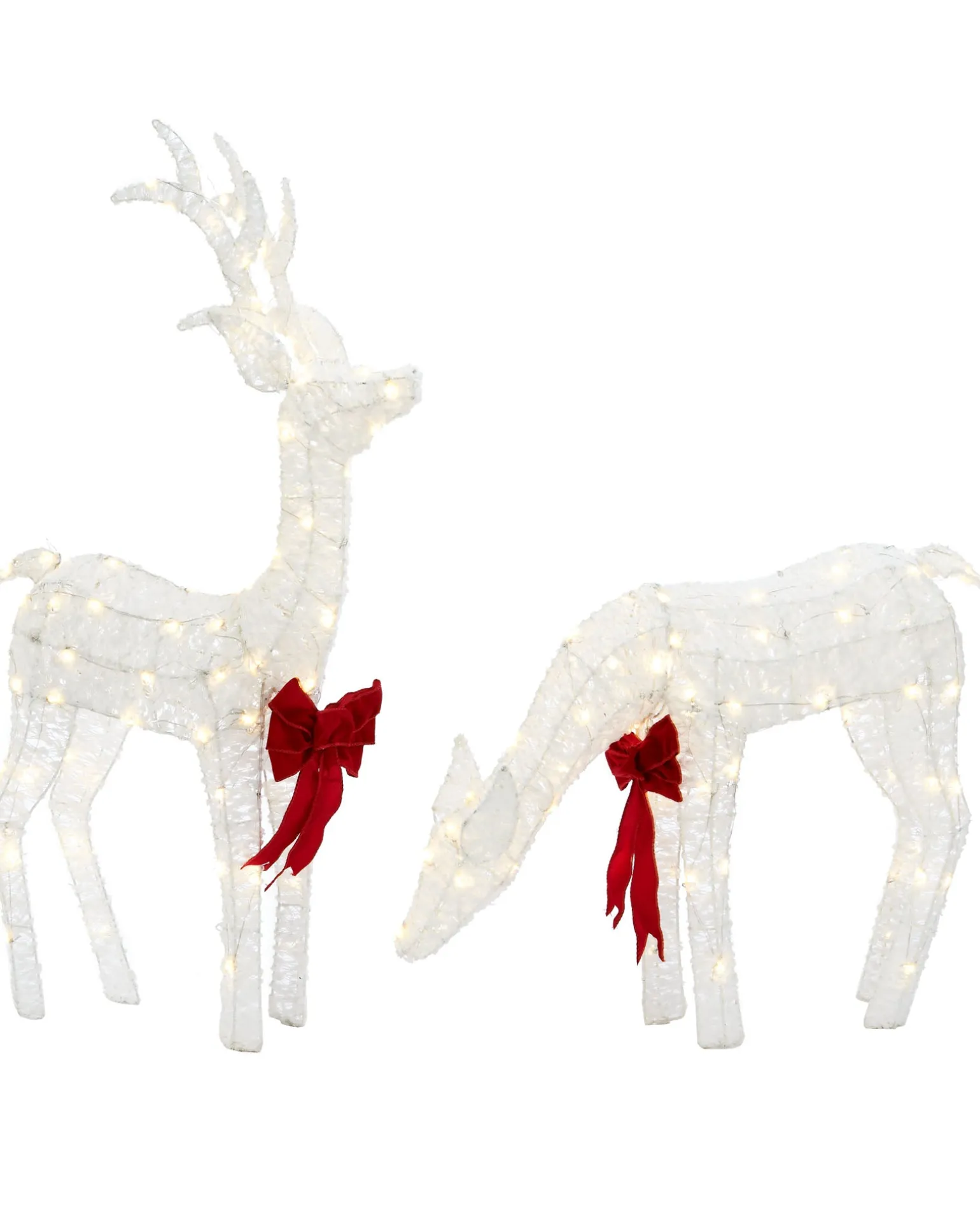 WeRChristmas Stag & Deer Reindeer Silhouette, 90 Cm^ Outdoor Lighted Reindeer