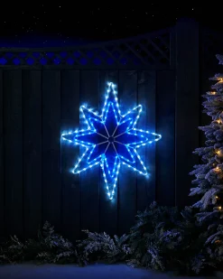 WeRChristmas Star LED Rope Light Silhouette, 75 Cm^ Festive Star, Snowflake & Sign Lights