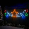 WeRChristmas Star Motif Rope Light Silhouette, 190 Cm^ Festive Star, Snowflake & Sign Lights