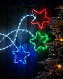 WeRChristmas Star Motif Rope Light Silhouette, 190 Cm^ Festive Star, Snowflake & Sign Lights