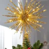 WeRChristmas Starburst Christmas Tree Topper, Gold, 32 Cm^ Tree Toppers