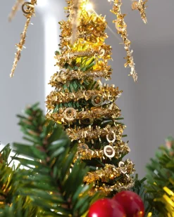 WeRChristmas Starburst Christmas Tree Topper, Gold, 32 Cm^ Tree Toppers