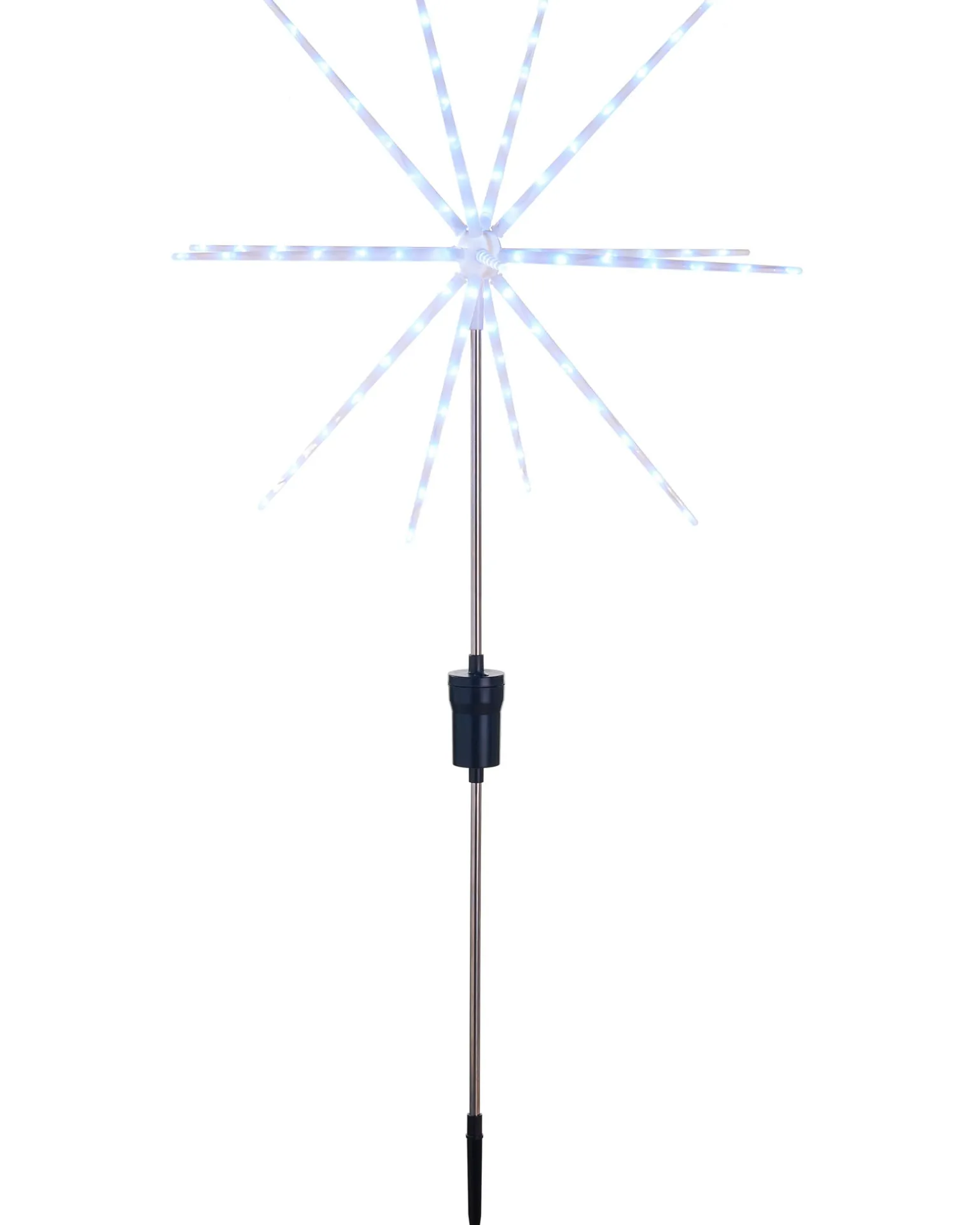 WeRChristmas Starburst Pathway Stake Light, Ice White, 98 Cm^ Festive Star, Snowflake & Sign Lights|Pathway Lights