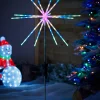 WeRChristmas Starburst Pathway Stake Light, Multi-Coloured, 98 Cm^ Festive Star, Snowflake & Sign Lights|Pathway Lights