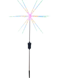 WeRChristmas Starburst Pathway Stake Light, Multi-Coloured, 98 Cm^ Festive Star, Snowflake & Sign Lights|Pathway Lights