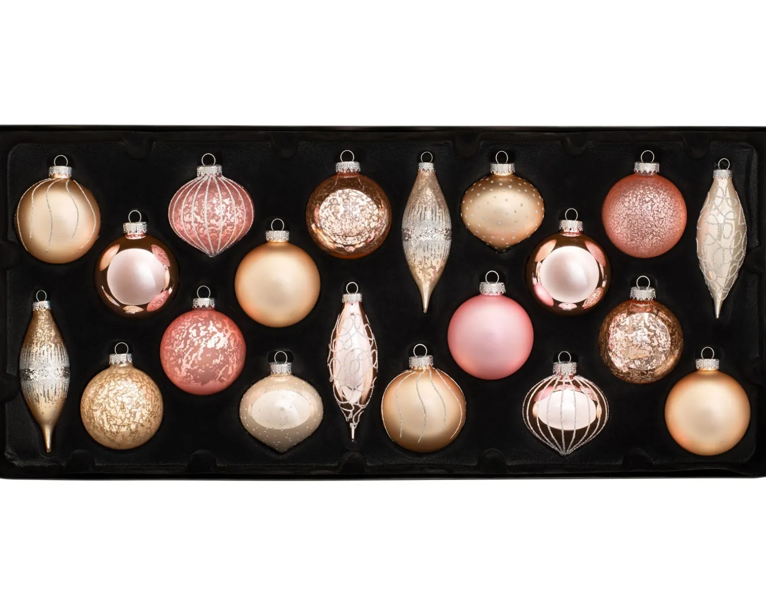 WeRChristmas Sweet Harmony Glass Baubles, 20 Pack^ Glass Baubles