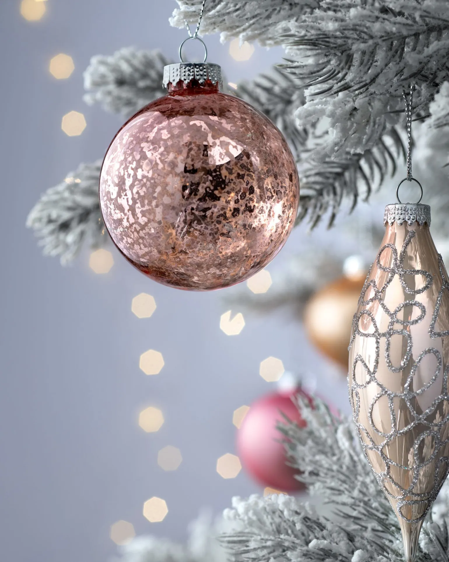 WeRChristmas Sweet Harmony Glass Baubles, 20 Pack^ Glass Baubles