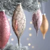 WeRChristmas Sweet Harmony Glass Baubles, 5 Pack, 15 Cm^ Glass Baubles
