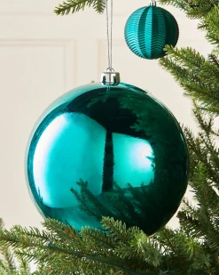 WeRChristmas Teal Large Gloss Shatterproof Bauble, 20 Cm^ Oversized Baubles|Shatterproof Baubles