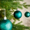 WeRChristmas Teal Shatterproof Bauble, 50 Pack^ Shatterproof Baubles