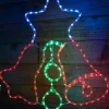 WeRChristmas Twin Bells Rope Light Silhouette, 48 Cm^ Festive Star, Snowflake & Sign Lights