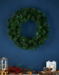 WeRChristmas Victorian Pine Wreath, 50 Cm^ Plain Wreaths