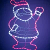 WeRChristmas Waving Santa Rope Light Silhouette, 51 Cm^ Christmas Characters