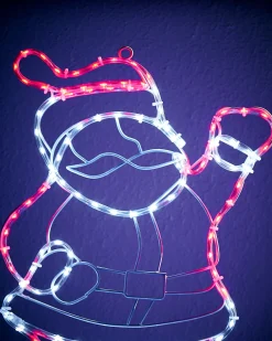 WeRChristmas Waving Santa Rope Light Silhouette, 51 Cm^ Christmas Characters