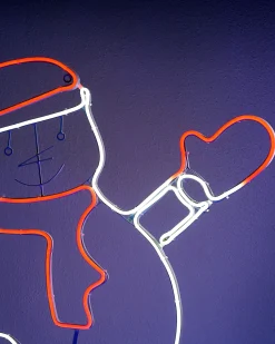WeRChristmas Waving Snowman Neon Rope Light Silhouette, 72 Cm^ Christmas Characters