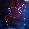 WeRChristmas Waving Snowman Rope Light Silhouette, 51 Cm^ Christmas Characters