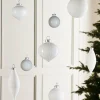 WeRChristmas White Glass Baubles, 20 Pack^ Glass Baubles