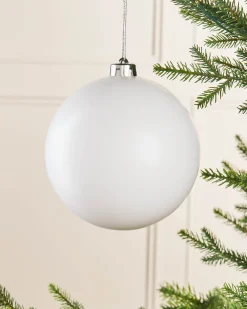 WeRChristmas White Large Matt Shatterproof Bauble, 15 Cm^ Oversized Baubles|Shatterproof Baubles
