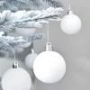 WeRChristmas White Shatterproof Bauble, 50 Pack^ Shatterproof Baubles